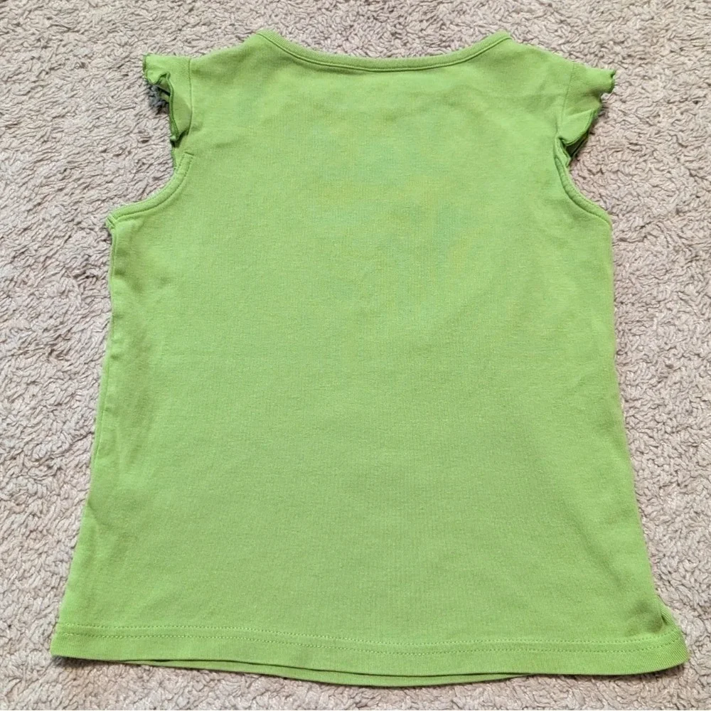 Gymboree Very Cherry Girls Top Sz 7 Fruit Summer Ruffle Sleeve 100% Cotton Bling